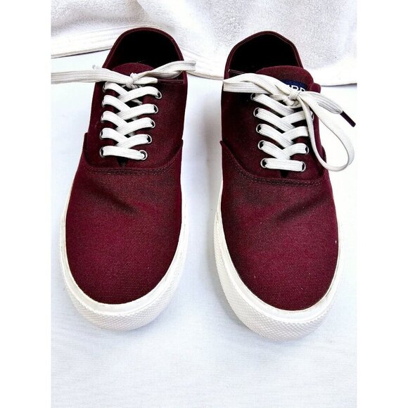 SPERRY Shoes - Sperry Top Sider Size 8.5M Women's Burgundy Low Lace Fashion Sneakers #STS81696